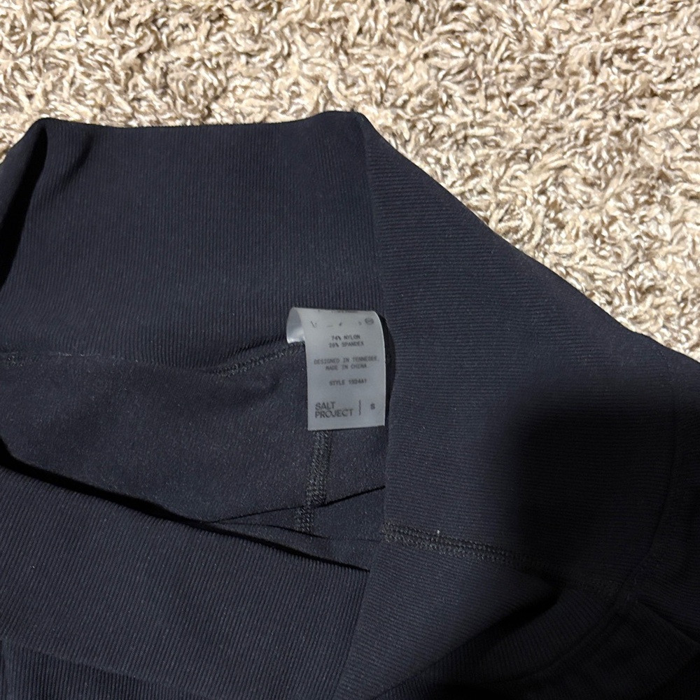 Women’s Black Athletic Skirt with Flared Silhouette - Picture 2 of 2